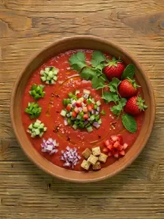 Gazpacho de Fresas