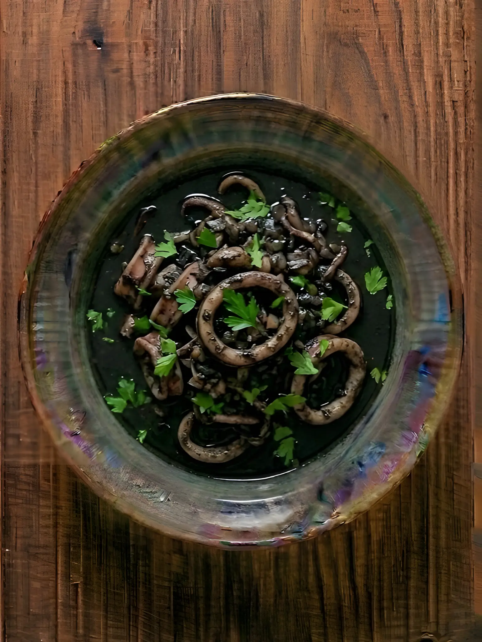 Calamares en su tinta rápida