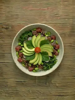 Poke Bowl Hawaiano de Atún