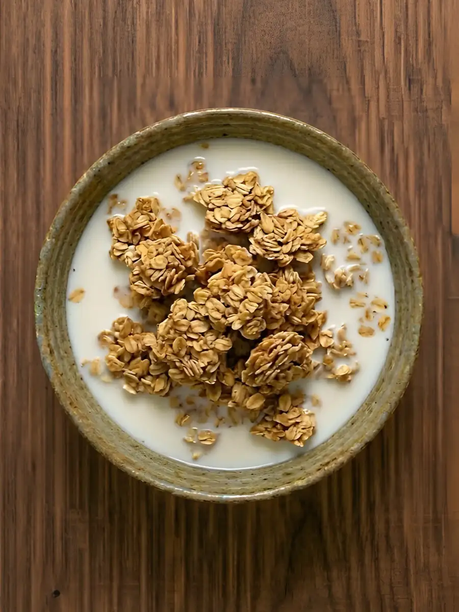 Foto de Granola con leche de avena