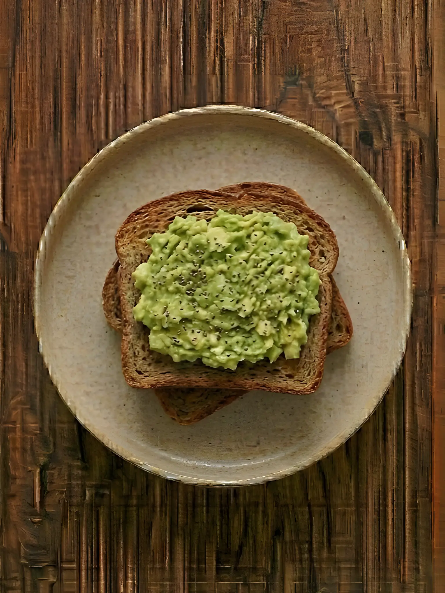 Tostada de centeno con aguacate y semillas de chia