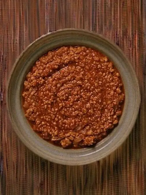 Soja texturizada con tomate y especias