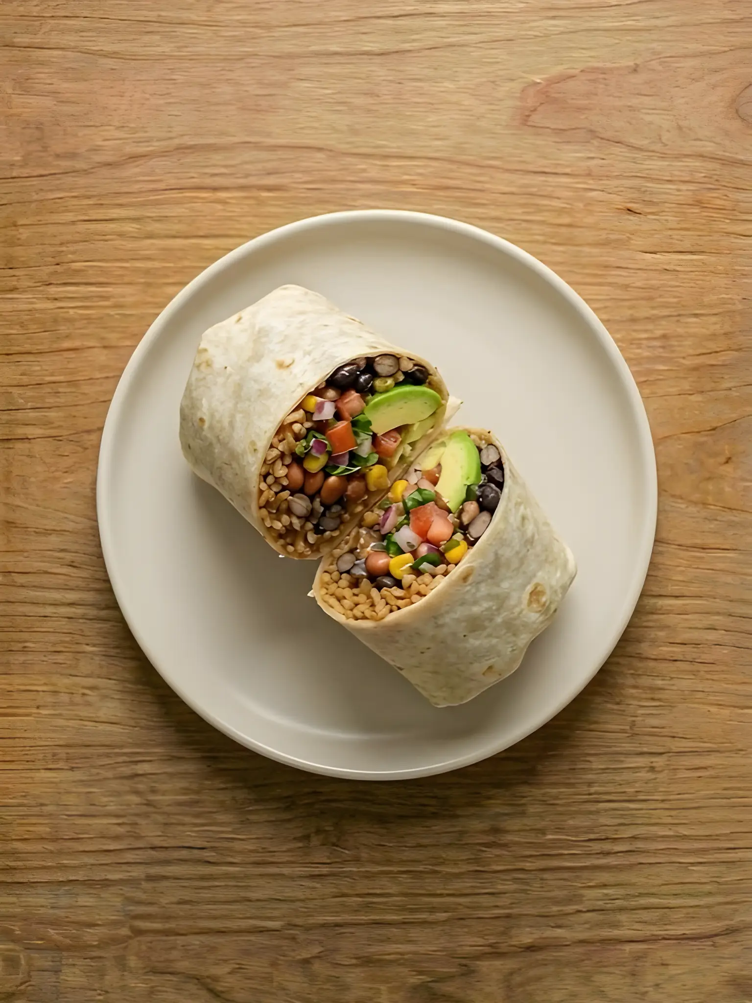 Burrito Vegano de Frijoles