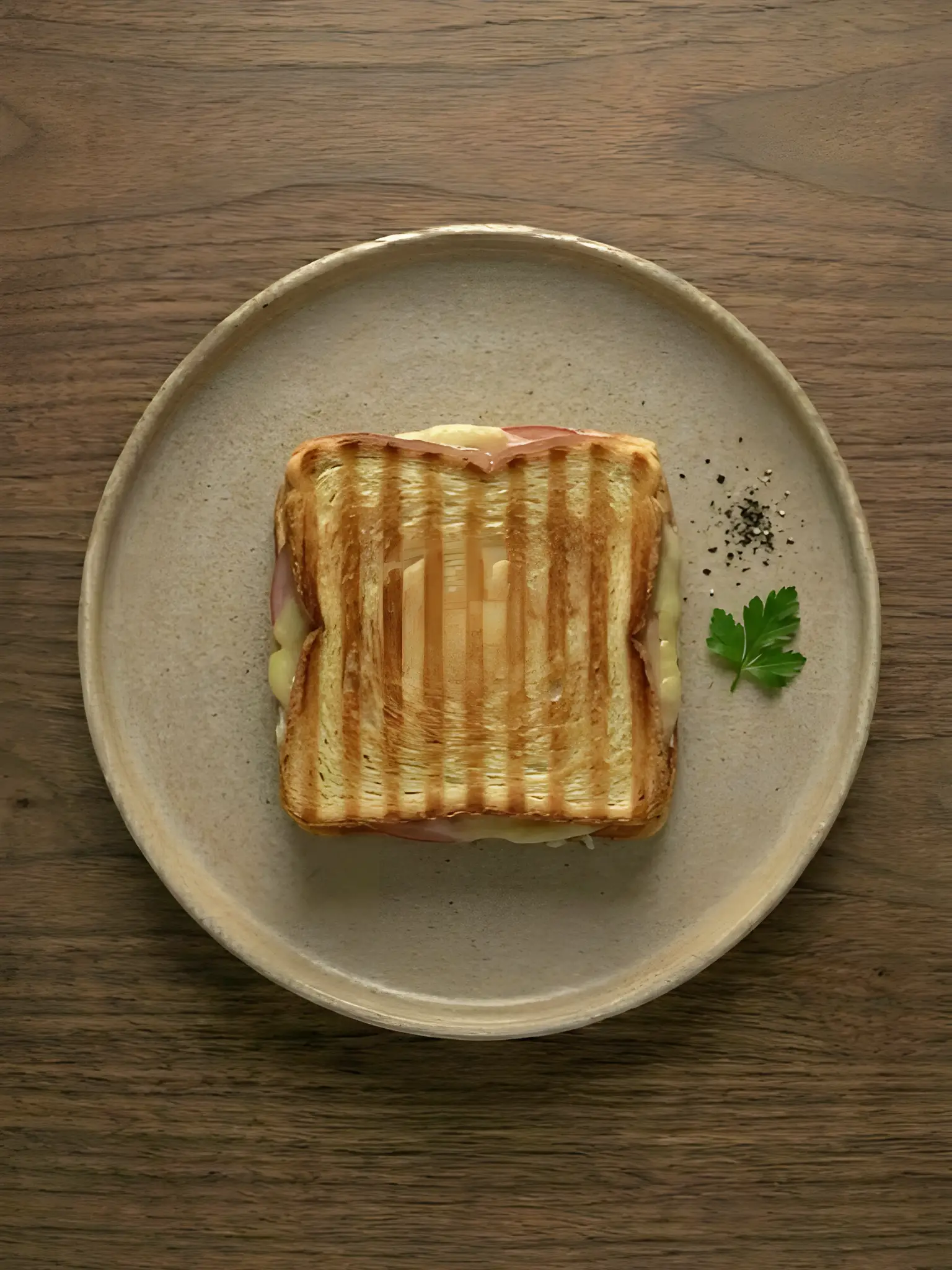 Croque Monsieur en Sandwichera