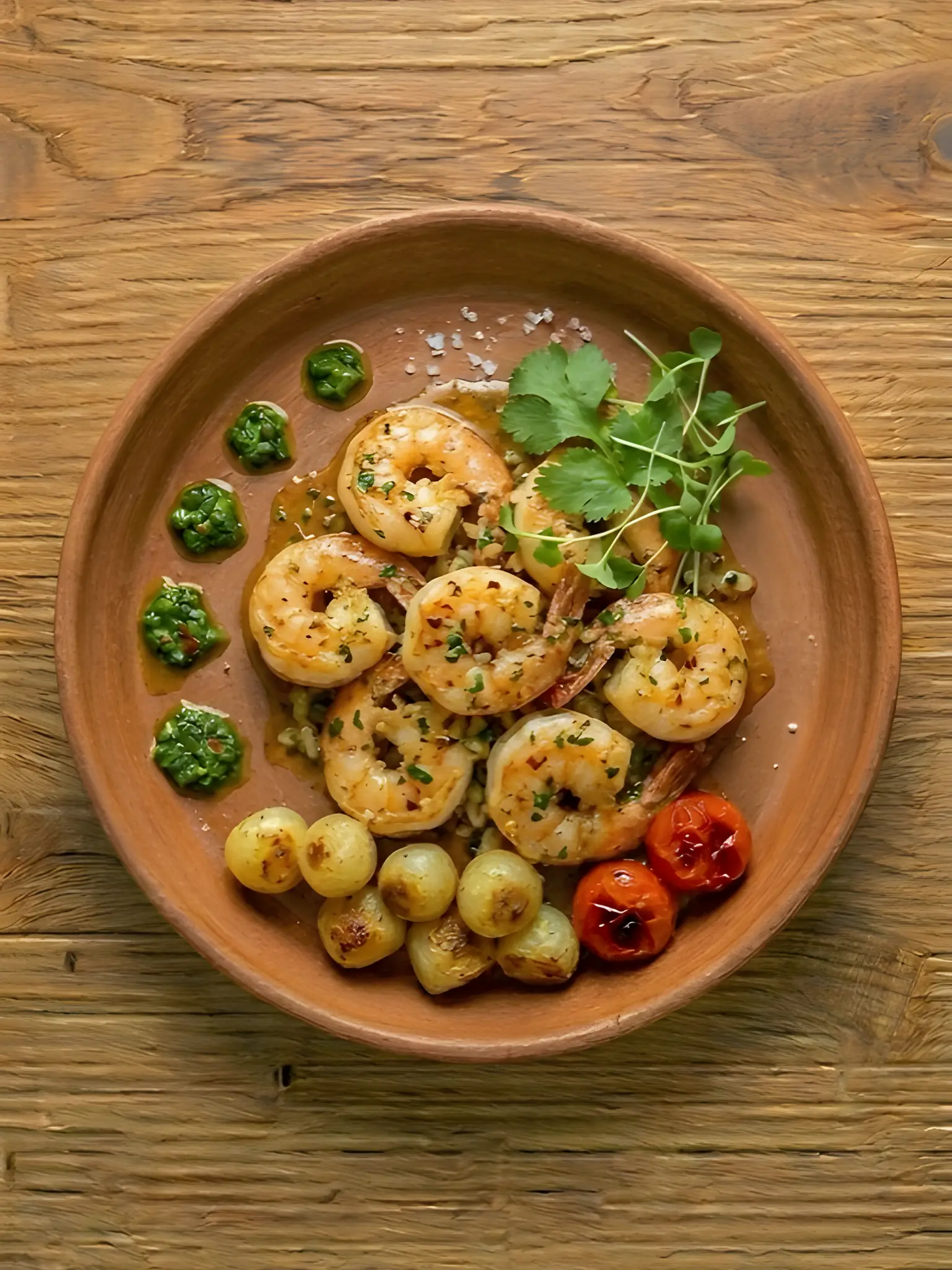 Gambas al ajillo en air fryer