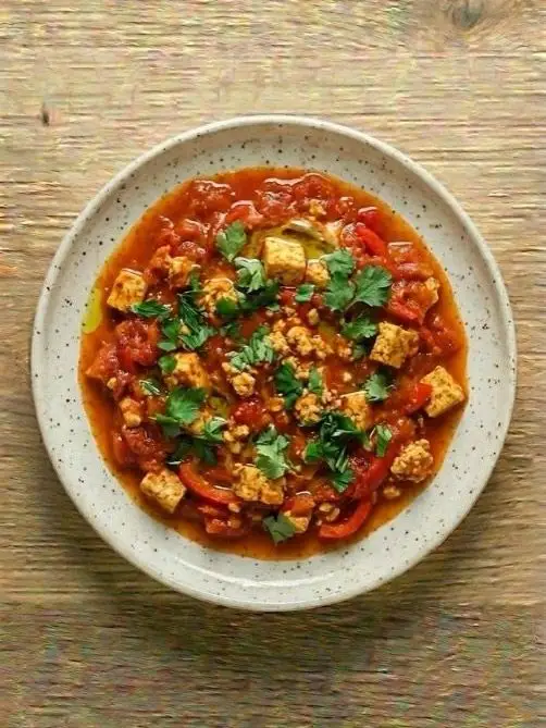 Shakshuka Vegana con Tofu
