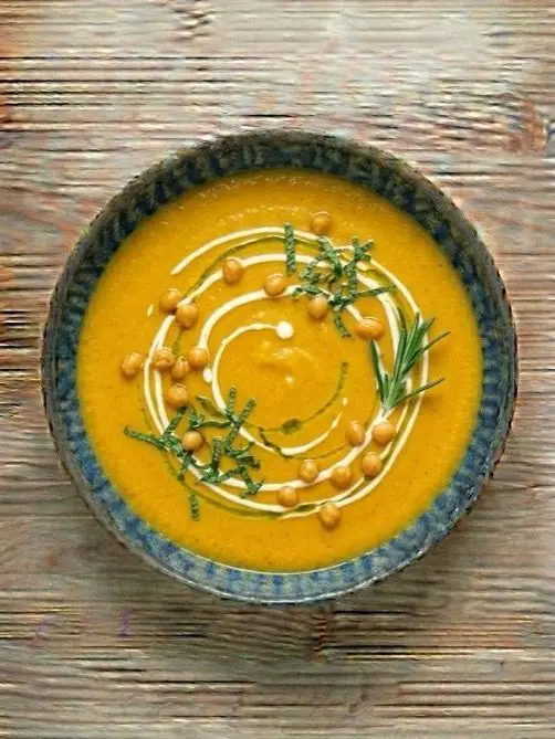 Crema de Lentejas Rojas con Curry