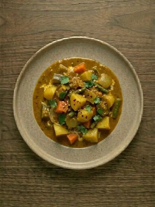 Curry Amarillo Tailandes de Verduras