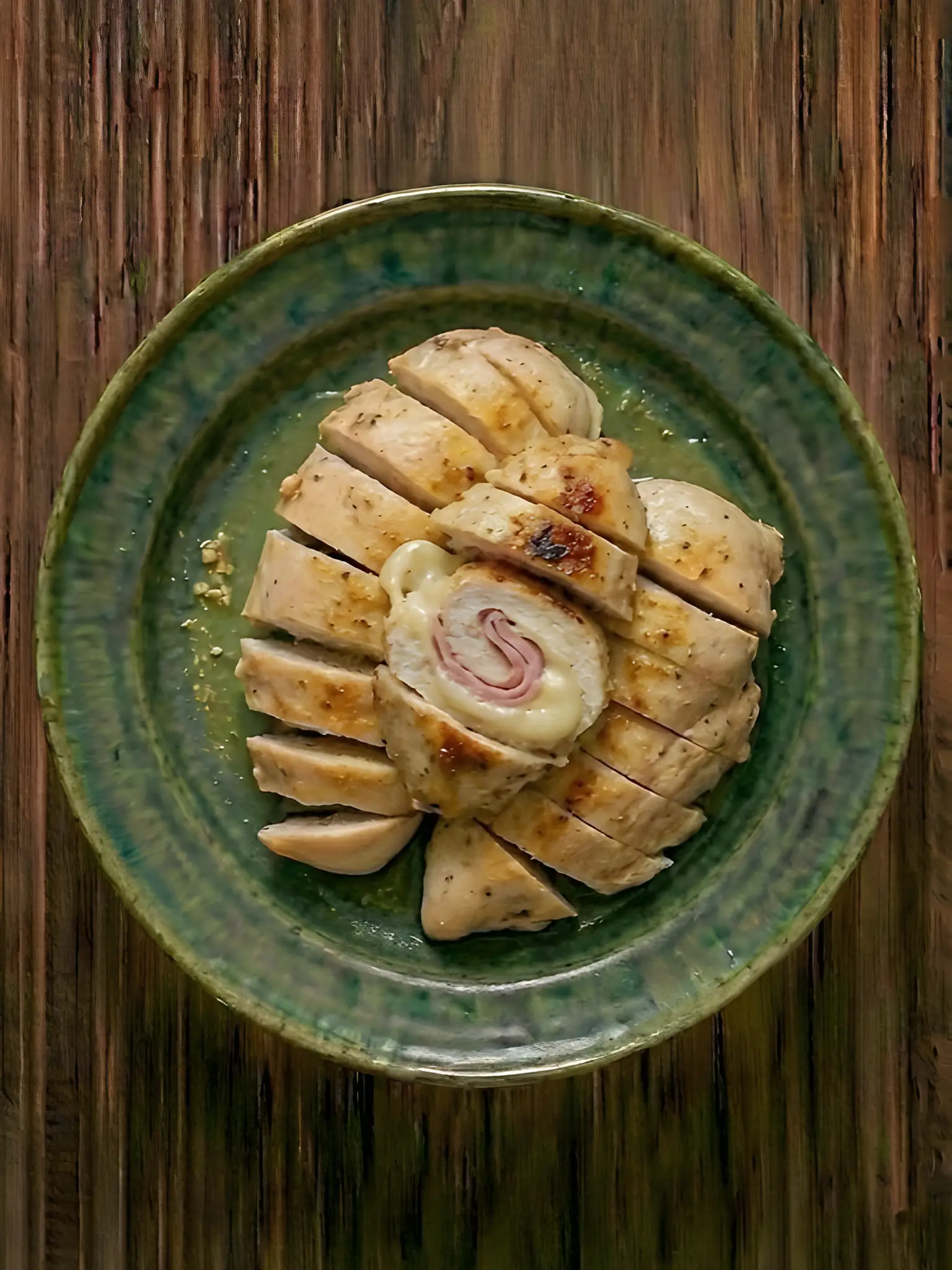 Pechuga rellena de jamon y queso a la plancha