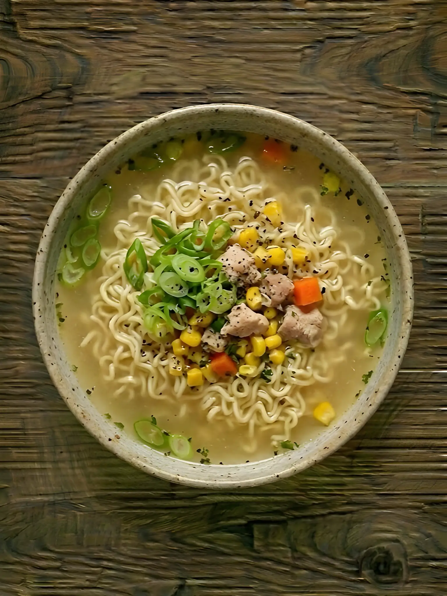 Sopa de Fideos al Microondas