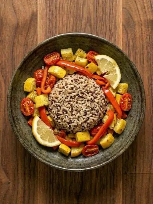 Arroz Integral con Quinoa y Verduras
