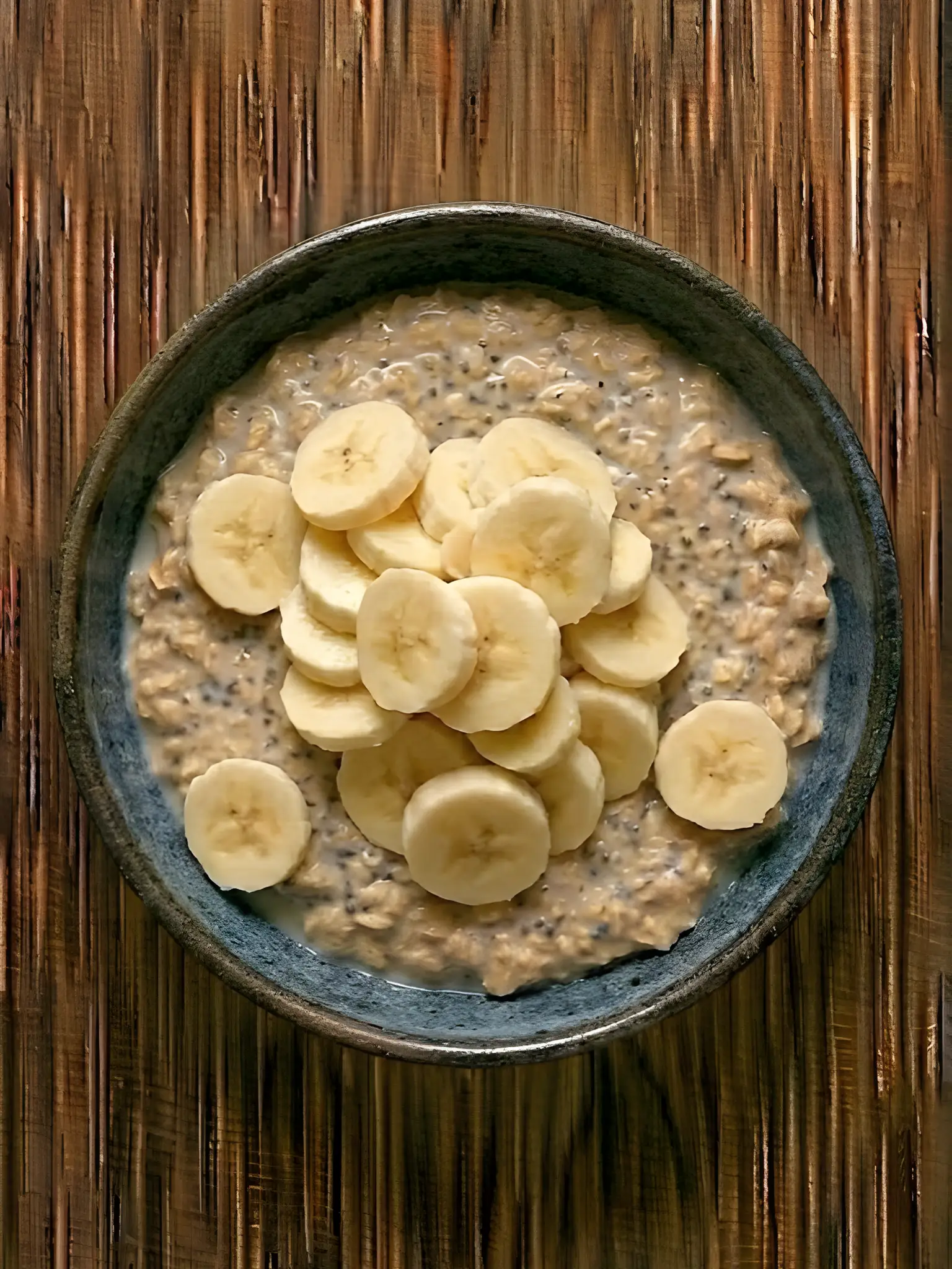 Avena remojada (overnight oats) con plátano