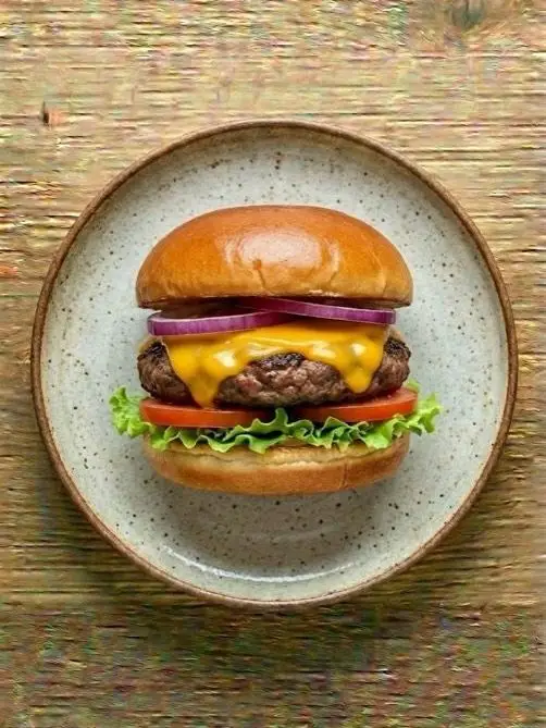Burger Casera de Ternera con Cheddar