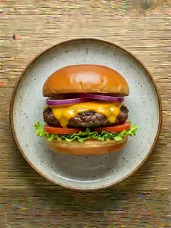 Burger Casera de Ternera con Cheddar