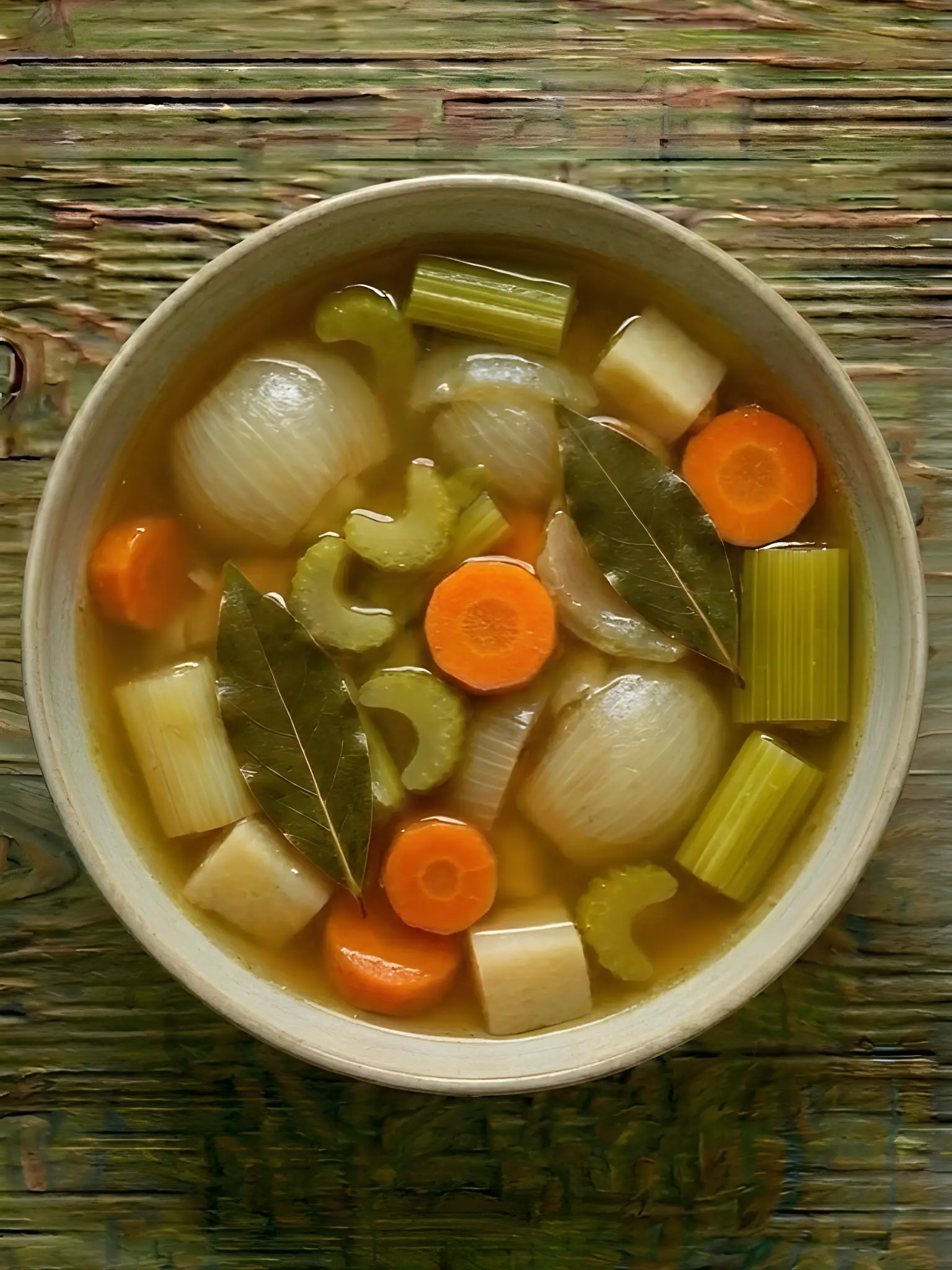 Caldo de Verduras Casero