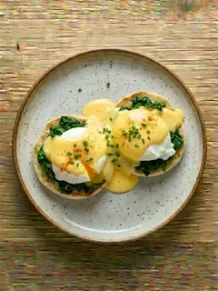Huevos Benedict con Espinacas