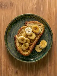 Tostadas francesas con plátano