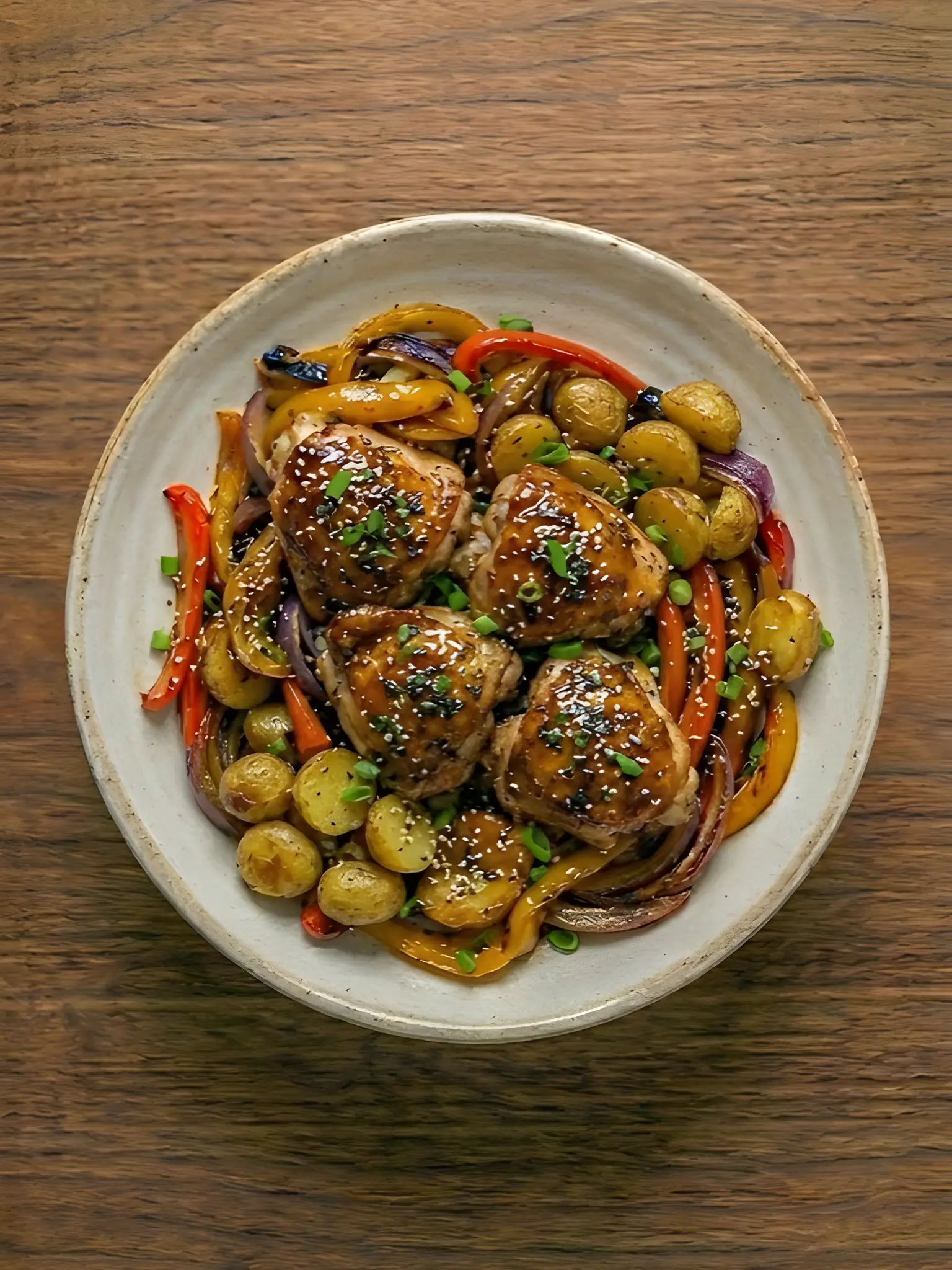 Muslos de Pollo con Miel y Soja