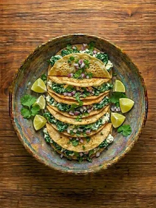 Crêpes de Espinacas y Ricotta