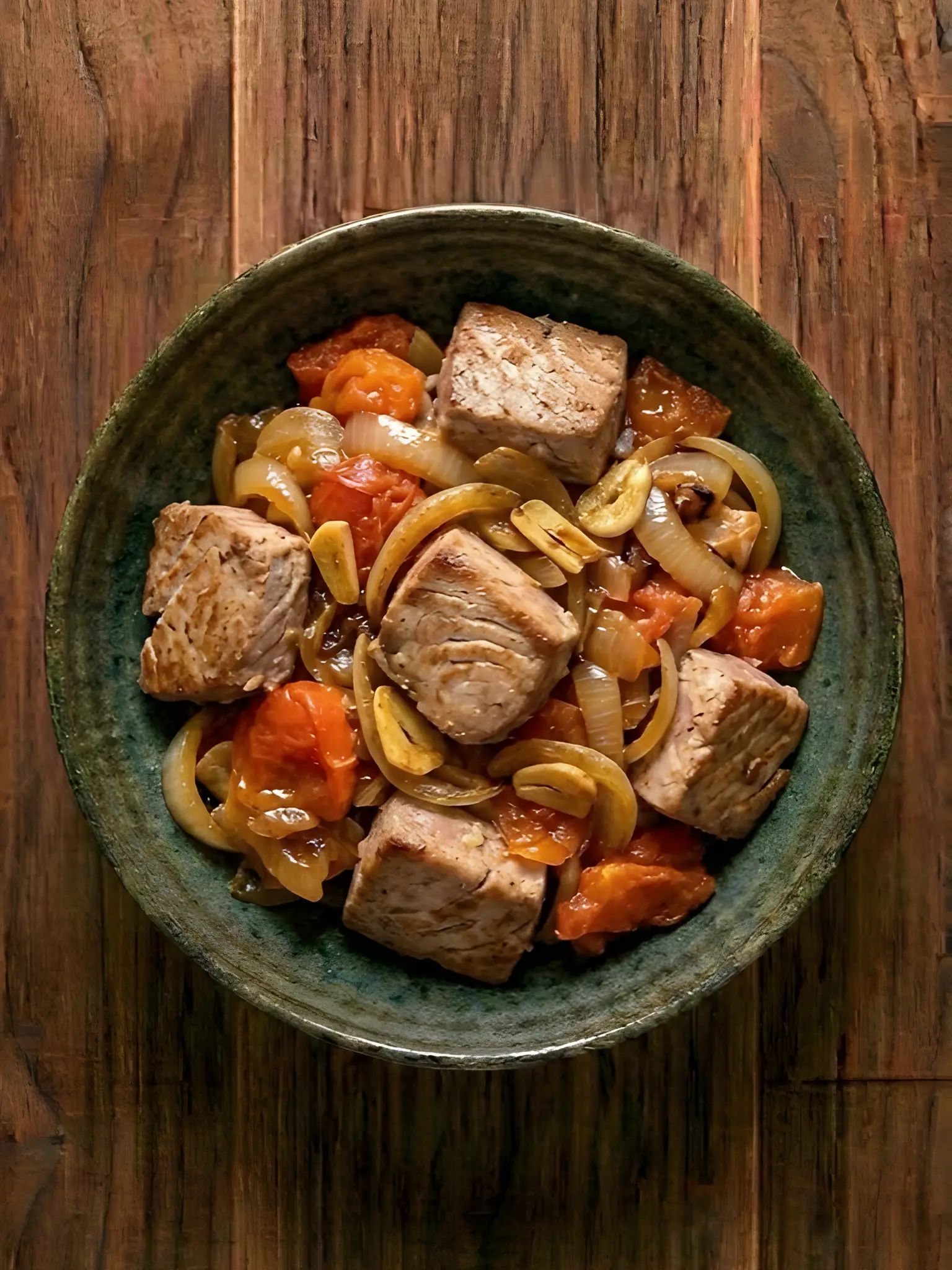 Atún Encebollado