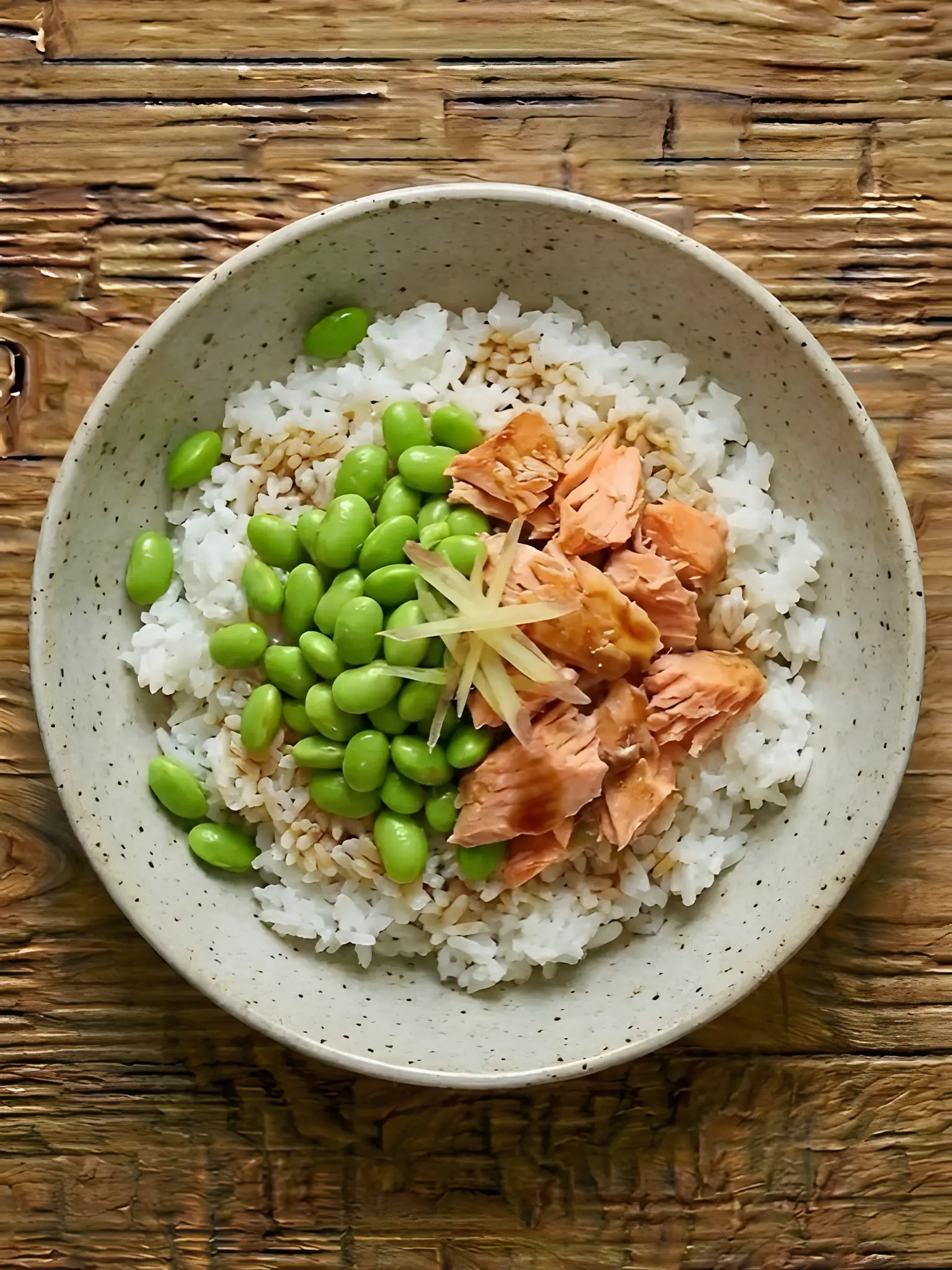 Bowl de Edamame y Arroz Estilo Japonés