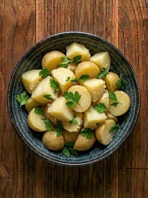 Patatas al vapor en microondas