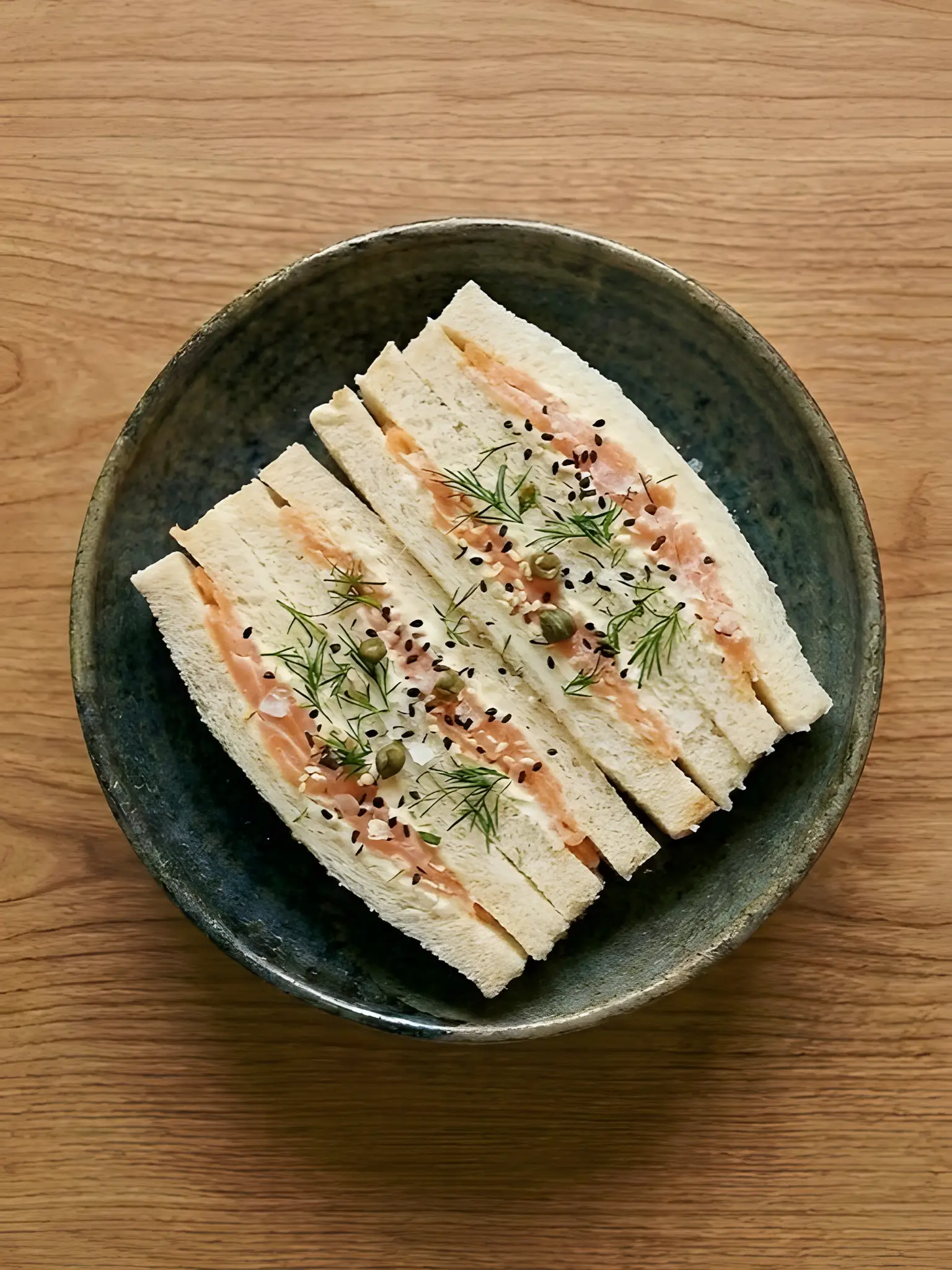 Tramezzini Italiano de Salmón