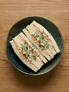Tramezzini Italiano de Salmón
