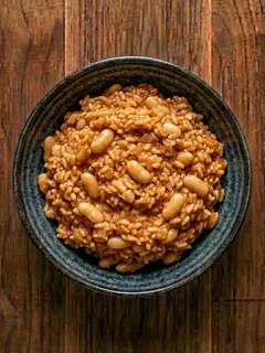 Arroz con alubias