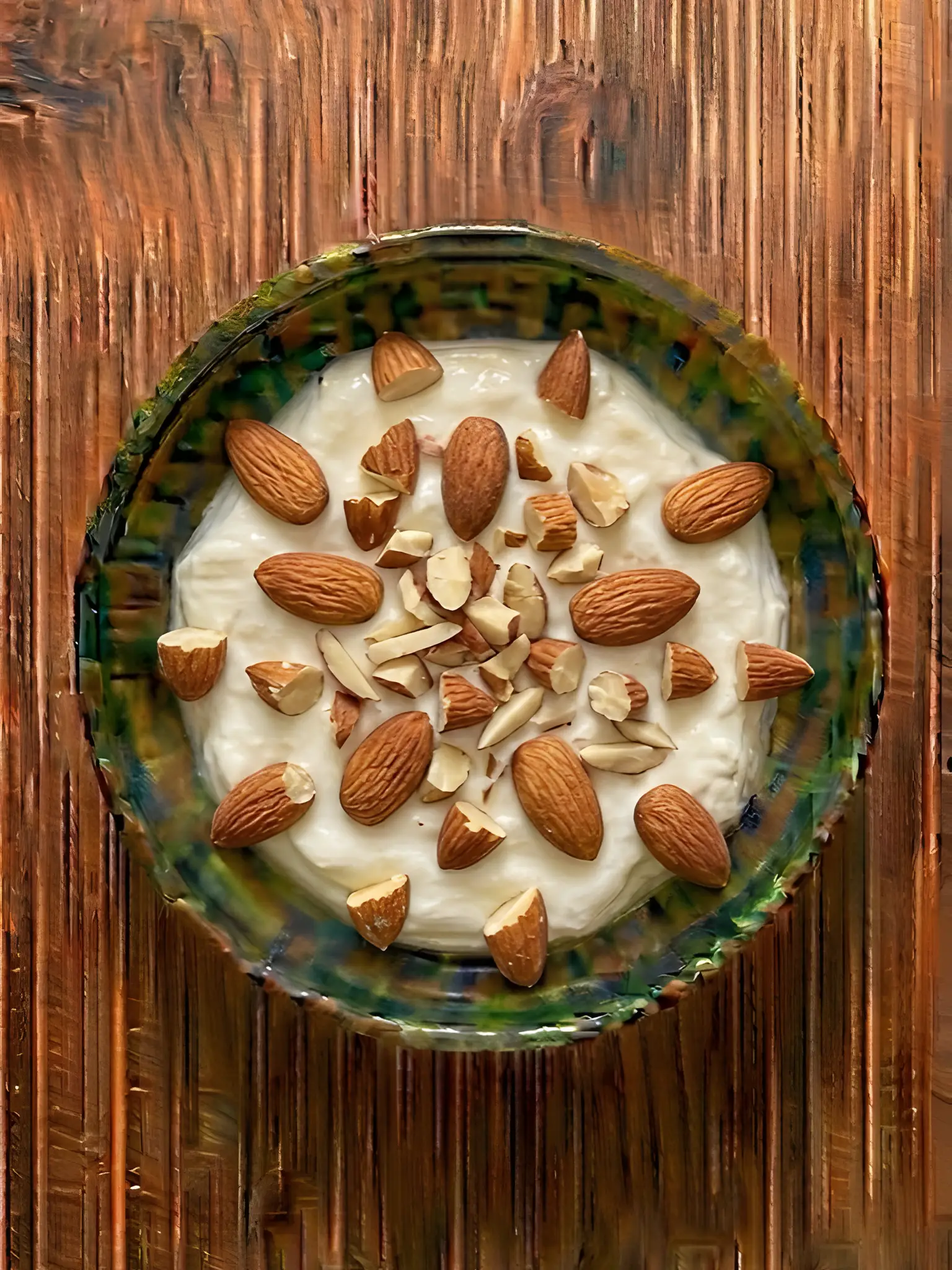 Yogur natural con almendras
