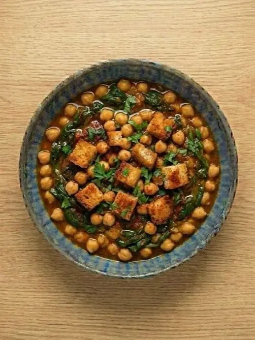Garbanzos con Espinacas a la Sevillana