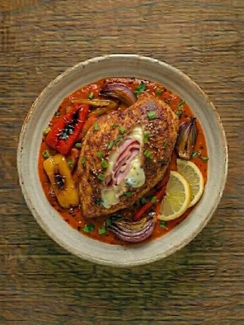 Pechugas Rellenas de Jamón y Queso