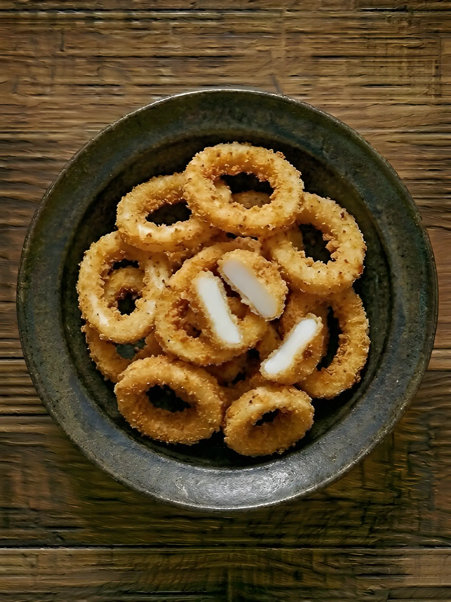 Calamar a la romana en airfryer