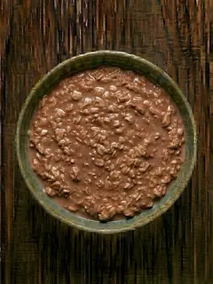 Porridge de avena con cacao