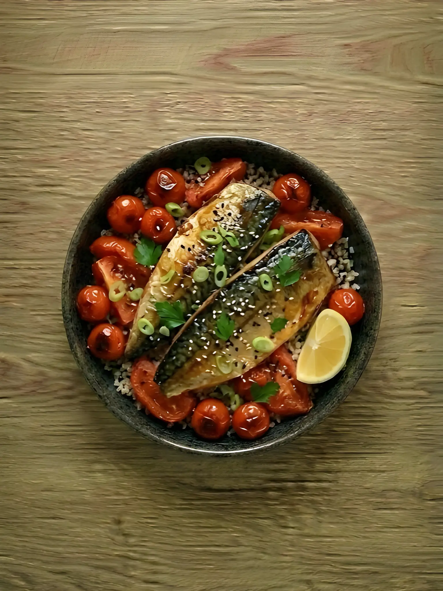 Caballa al Horno con Tomate