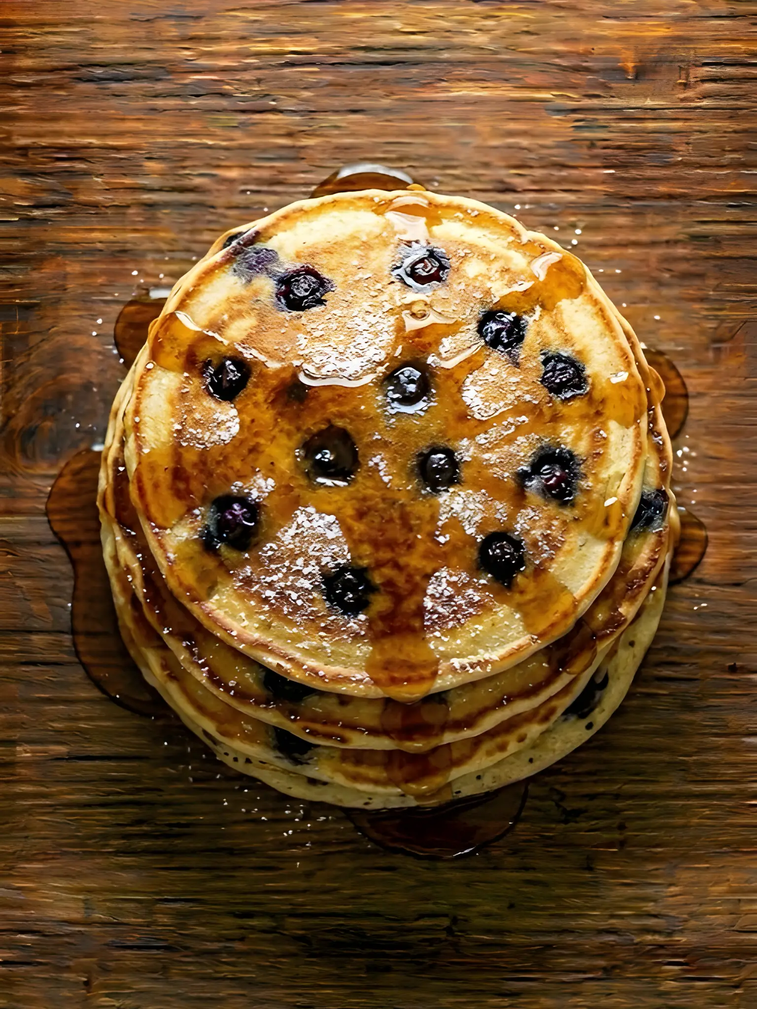 Tortitas Americanas de Arándanos