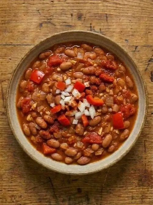 Judías Pintas Guisadas con Pimiento