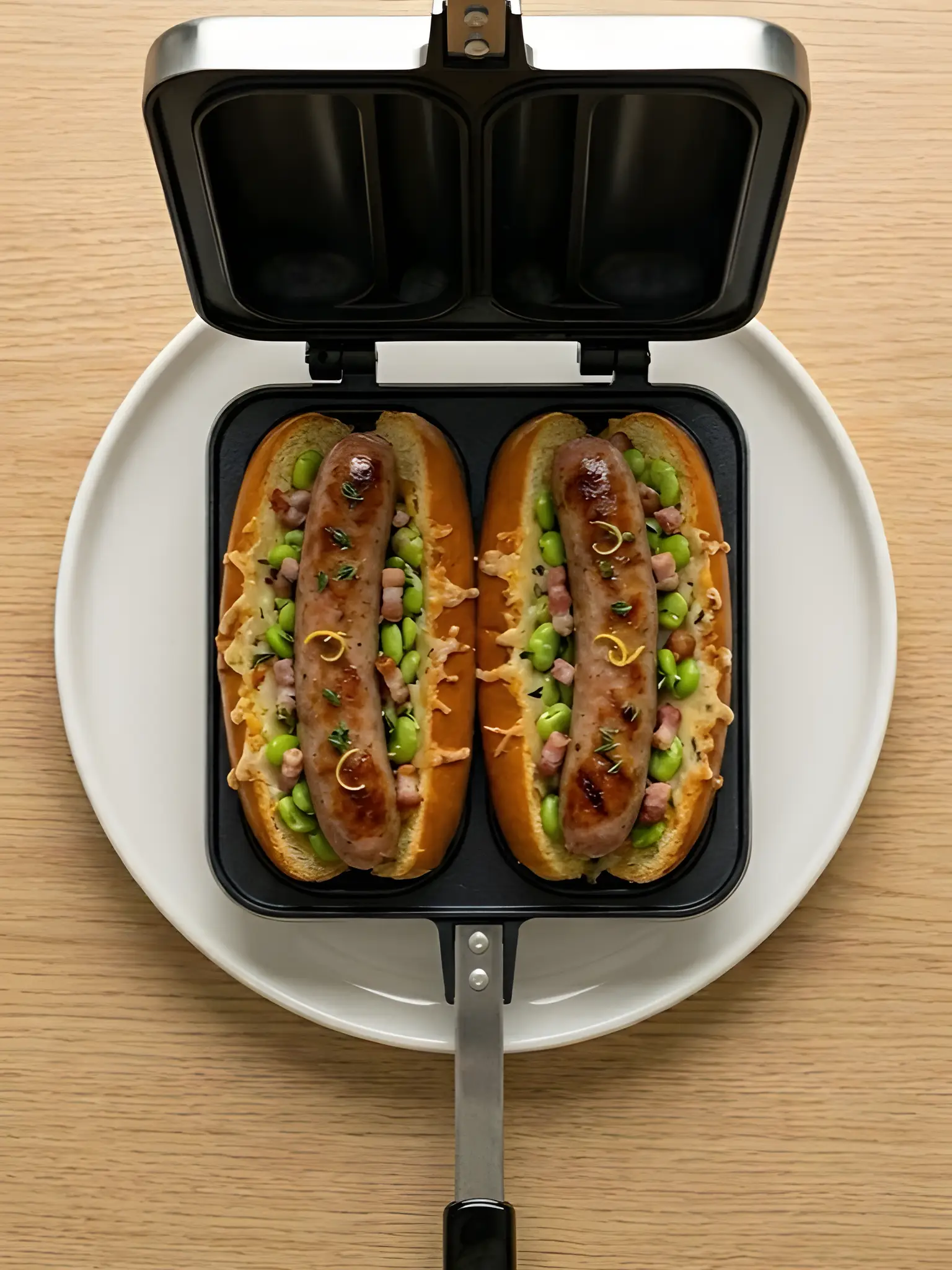 Hot Dog en Sandwichera