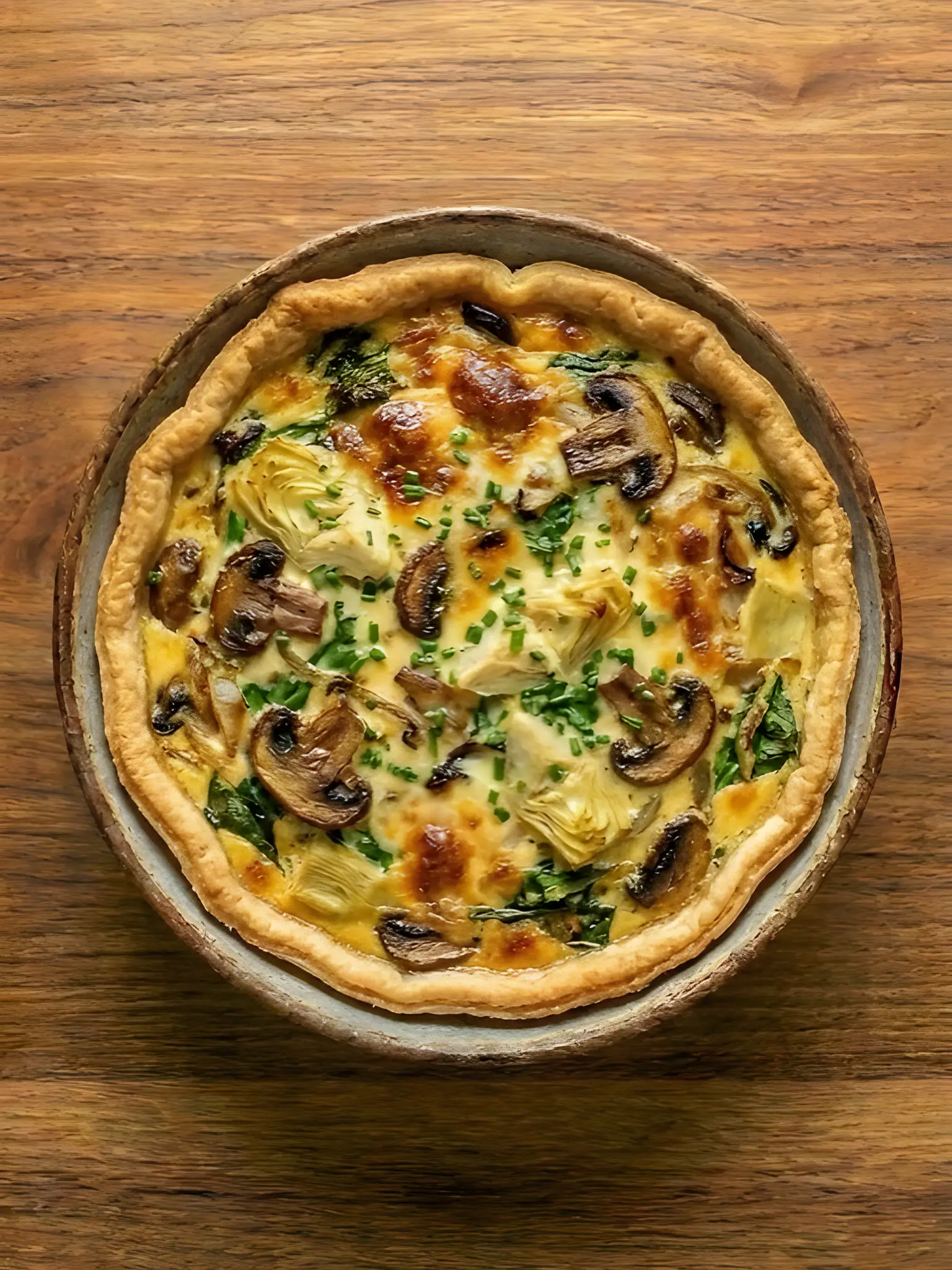 Quiche Lorraine Vegetariana