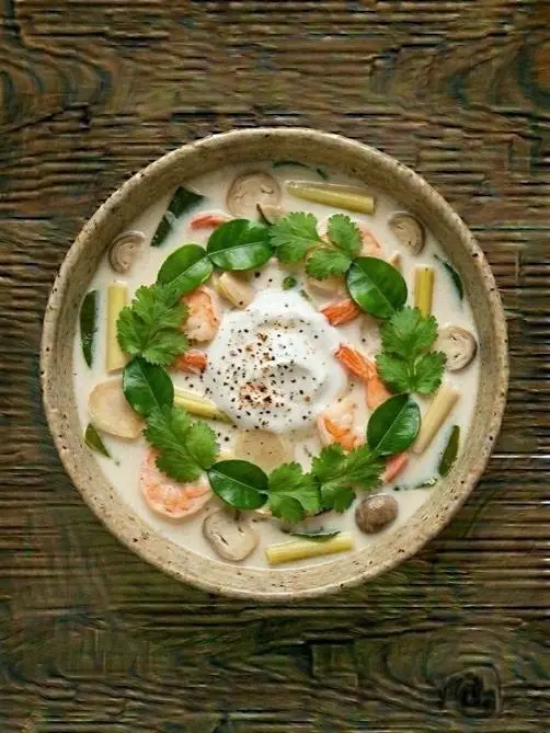 Sopa Thai de Coco y Gambas