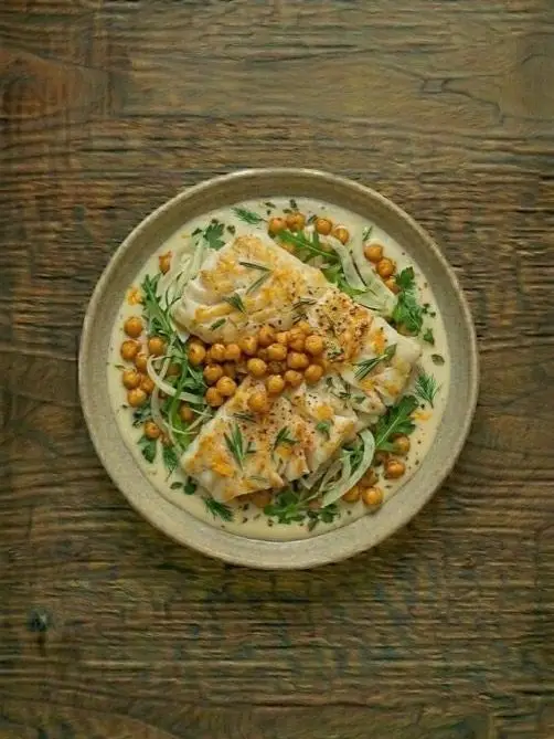 Garbanzos con Bacalao
