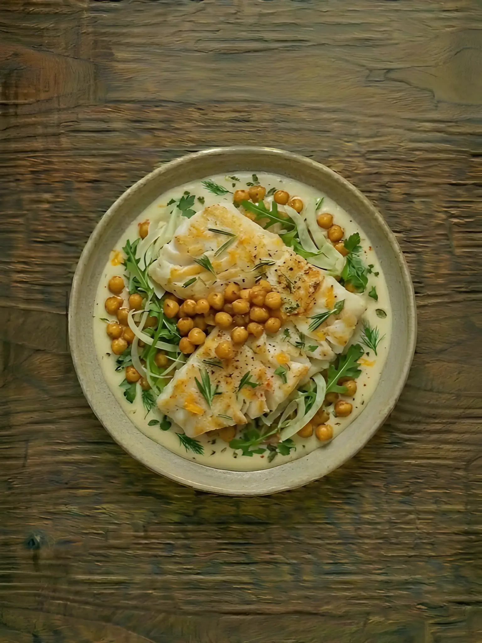 Garbanzos con Bacalao