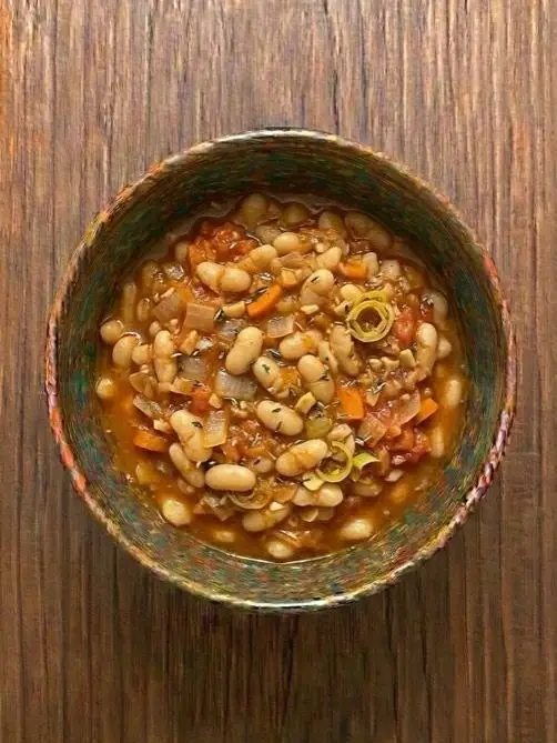 Alubias rojas con arroz