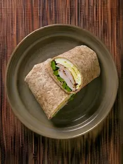 Wrap de claras y pavo a la sandwichera