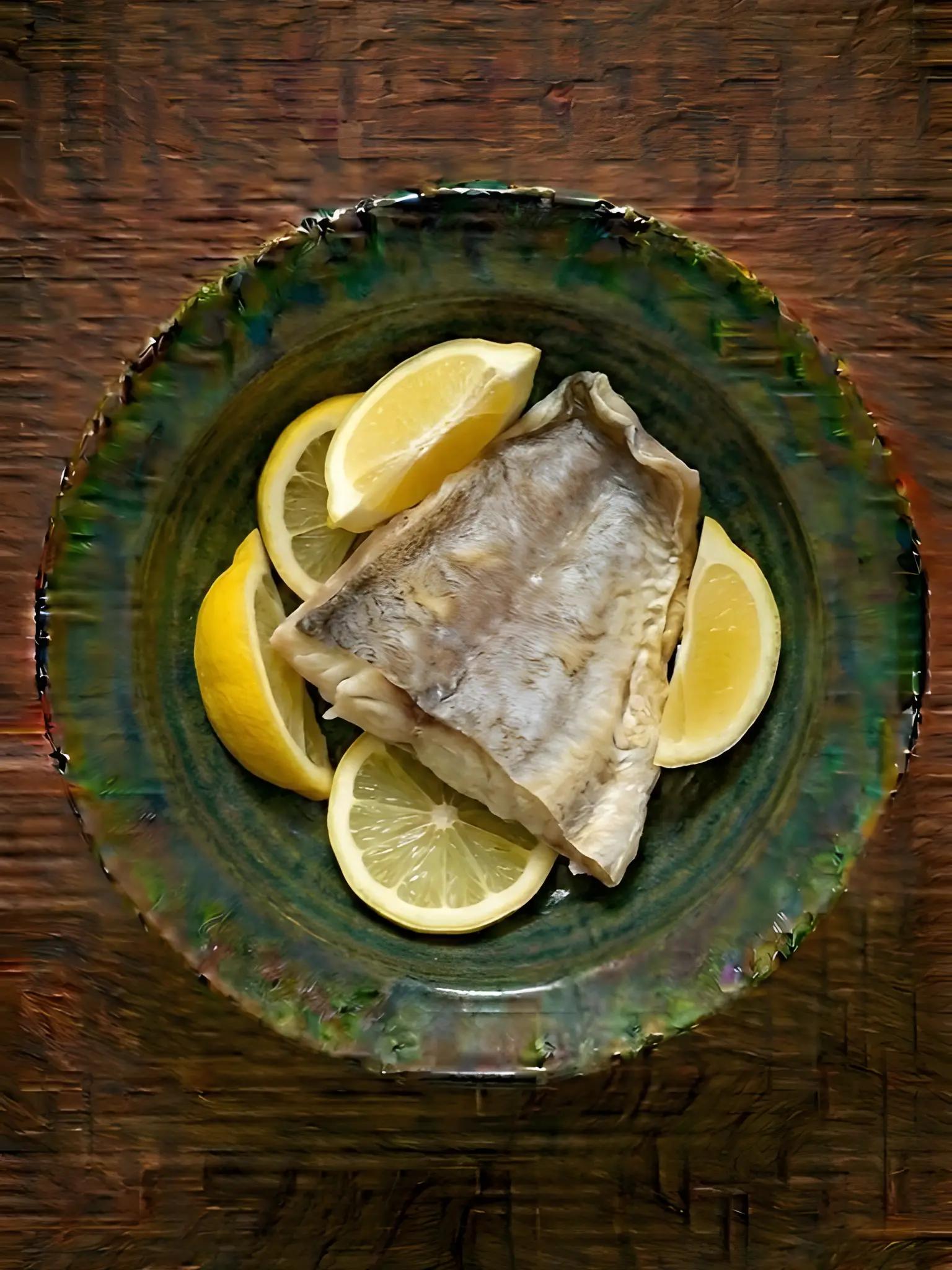 Merluza congelada al microondas con limon