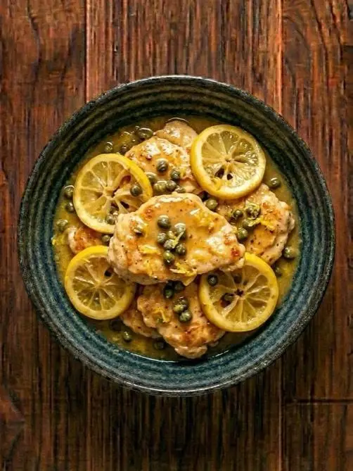 Pollo al Limón con Alcaparras