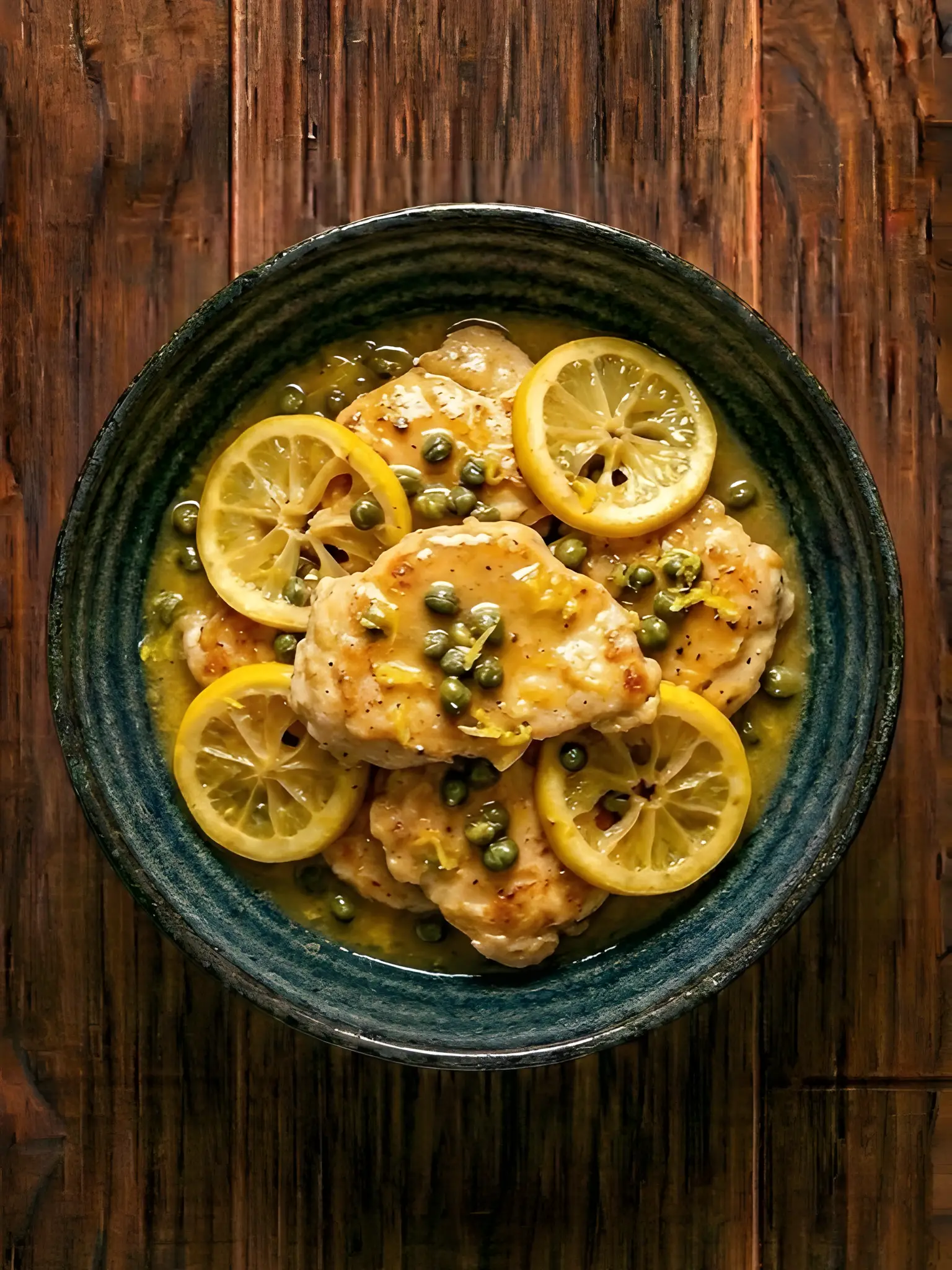 Pollo al Limón con Alcaparras
