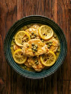 Pollo al Limón con Alcaparras