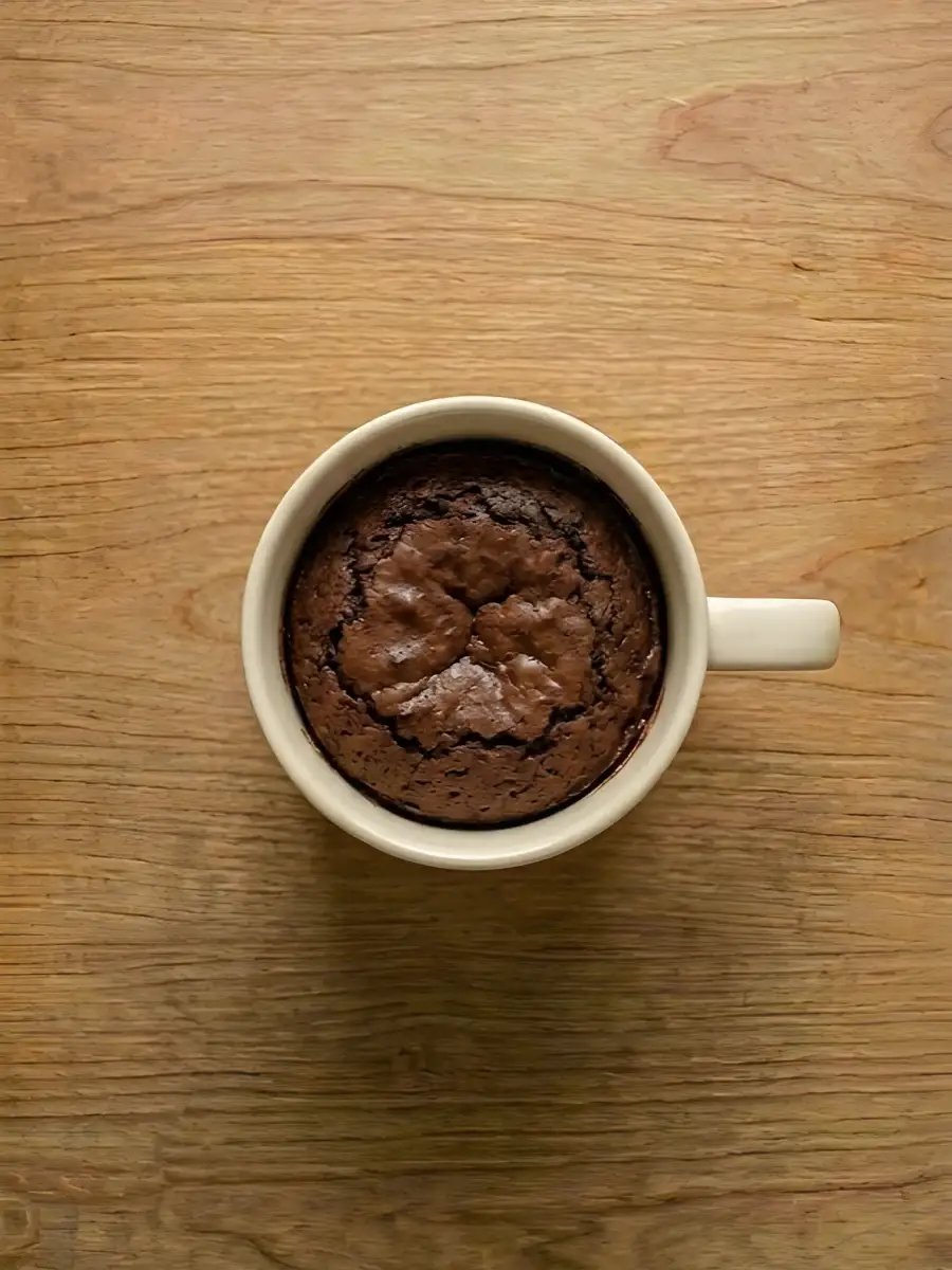 Foto de Brownie en Taza de Microondas