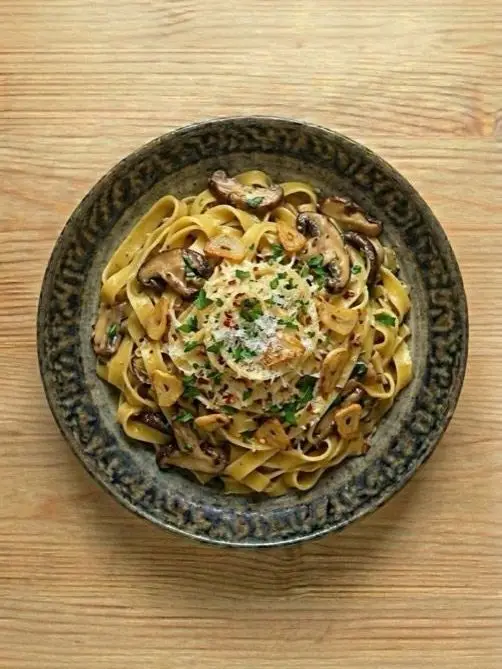 Tagliatelle con Setas